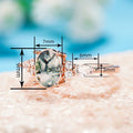 Korean New Chinese Style Faux Natural Stone Ring, Marquise Minimalist Niche Jewelry view 4