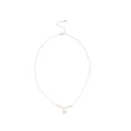 Light Luxury Korean Minimalist Copper Zircon Round Pendant Choker Necklace For Women view 5