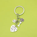 Stainless Steel Pet Memorial Keychain Dog Cat Remembrance Gift view 1