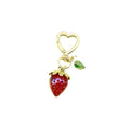 Metal Strawberry Daisy Keychain Bag Charm Gift for Girls view 5