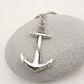 Zinc Alloy Simple Anchor Keychain Bag Charm Gift view 3