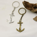 Zinc Alloy Simple Anchor Keychain Bag Charm Gift view 4