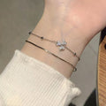 18K Gold Plated Copper Zircon Flower Bangle For Women Light Luxury Daily Commute Jewelry view 1