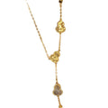 18K Gold Plated Copper Gourd Pendant Necklace For Women New Chinese Light Luxury Collarbone Chain view 5