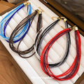 Old Money Style Artificial Crystal Round Beaded Multi Layer Choker Necklace For Women view 4