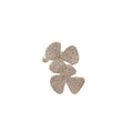 Korean Style Zircon Petal Copper Clip-on Earrings Elegant Floral No Piercing Ear Cuff Jewelry view 5