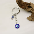 Zinc Alloy Evil Eye Heart Keychain For Gift view 4