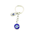 Zinc Alloy Evil Eye Heart Keychain For Gift view 5