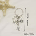 Metal Dog Bowl Bone House Paw Print Keychain Pet Gift view 2