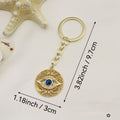 Zinc Alloy Evil Eye Hamsa Hand Keychain For Bag Charm view 2