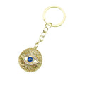 Zinc Alloy Evil Eye Hamsa Hand Keychain For Bag Charm view 5
