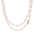 French Vintage Faux Pearl Beaded Long Sweater Necklace Light Luxury Geometric Round Pendant view 5