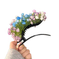 Floral Resin Ring Hair Clip Elegant Pastoral Star Flower Duckbill Barrette Light Luxury Hair Accessory view 5