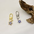 Zinc Alloy Evil Eye Good Luck Keychain Gift view 4