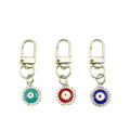 Metal Evil Eye Good Luck Keychain Protection Gift view 5