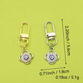 Zinc Alloy Blue Evil Eye Good Luck Keychain Gift view 2