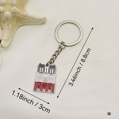 Zinc Alloy Paris Eiffel Tower Keychain Travel Gift