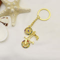 Metal Rhinestone Bicycle Keychain Sparkly Car Key Ring view 6