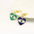 Metal Blue Evil Eye Keychain Good Luck Gift view 3