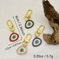 Metal Blue Evil Eye Good Luck Keychain Protective Gift view 2
