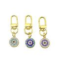 Metal Blue Evil Eye Good Luck Keychain Protection Gift view 5