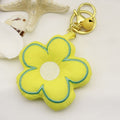 Fabric Flower Keychain Bag Charm Gift view 6