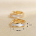 Elegant Korean French Oil Painting Metal Ear Cuffs For Women, Commuter Fashion Jewelry Earrings view 4