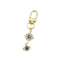 Zinc Alloy Evil Eye Keychain For Mini Bag Charm Gift view 5
