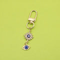 Zinc Alloy Evil Eye Keychain For Mini Bag Charm Gift view 1