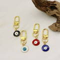 Metal Blue Evil Eye Good Luck Keychain Protection Gift (6840) view 4