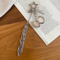 Light Luxury Copper Heart Oval Pendant Necklace With Phone Charm Keychain For Women view 4