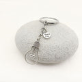 Metal Hollow Light Bulb Keychain Farewell Gift view 3