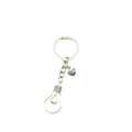 Metal Hollow Light Bulb Keychain Farewell Gift view 5