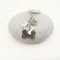 Metal Dog Paw Memorial Keychain Pet Lover Gift view 3
