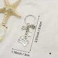 Metal Dog Paw Memorial Keychain Pet Lover Gift view 2