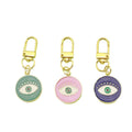 Metal Blue Evil Eye Keychain Gift Card – Green view 5