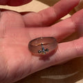 Light Luxury Resin Cross Ring For Women Geometric Minimalist Fashion OL Index Finger Jewelry view 4