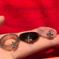 Light Luxury Resin Cross Ring For Women Geometric Minimalist Fashion OL Index Finger Jewelry view 3