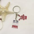 Zinc Alloy Eiffel Tower Keychain Paris Souvenir Key Ring Gift view 6