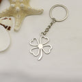 Metal Colorful Four Leaf Clover Keychain Lucky Bag Charm Gift view 6