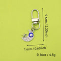 Metal Evil Eye Good Luck Keychain Protection Gift (0130) view 2