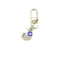 Metal Evil Eye Good Luck Keychain Protection Gift (0130) view 5