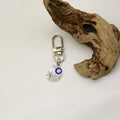 Metal Evil Eye Good Luck Keychain Protection Gift (0130) view 4