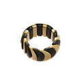 Light Luxury Acrylic Moon Splice Elastic Bangle Minimalist Geometric Round Statement Bracelet For Women view 5