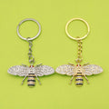 Crystal Bee Keychain Car Bag Charm view 1