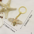 Crystal Bee Keychain Car Bag Charm view 2
