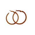 Alloy Flocked Round Hoop Earrings With Silver Posts, Minimalist Vintage Geometric Women's Jewelry view 5