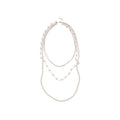 French Vintage Faux Pearl Crystal Beaded Sweater Necklace Elegant Light Luxury Geometric Choker view 5