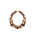 Light Luxury Acrylic Double Layer Irregular Geometric Beaded Sweater Necklace view 5