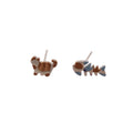 Stainless Steel Cute Crab Stud Earrings Cartoon Animal Light Luxury Niche Design Jewelry view 5